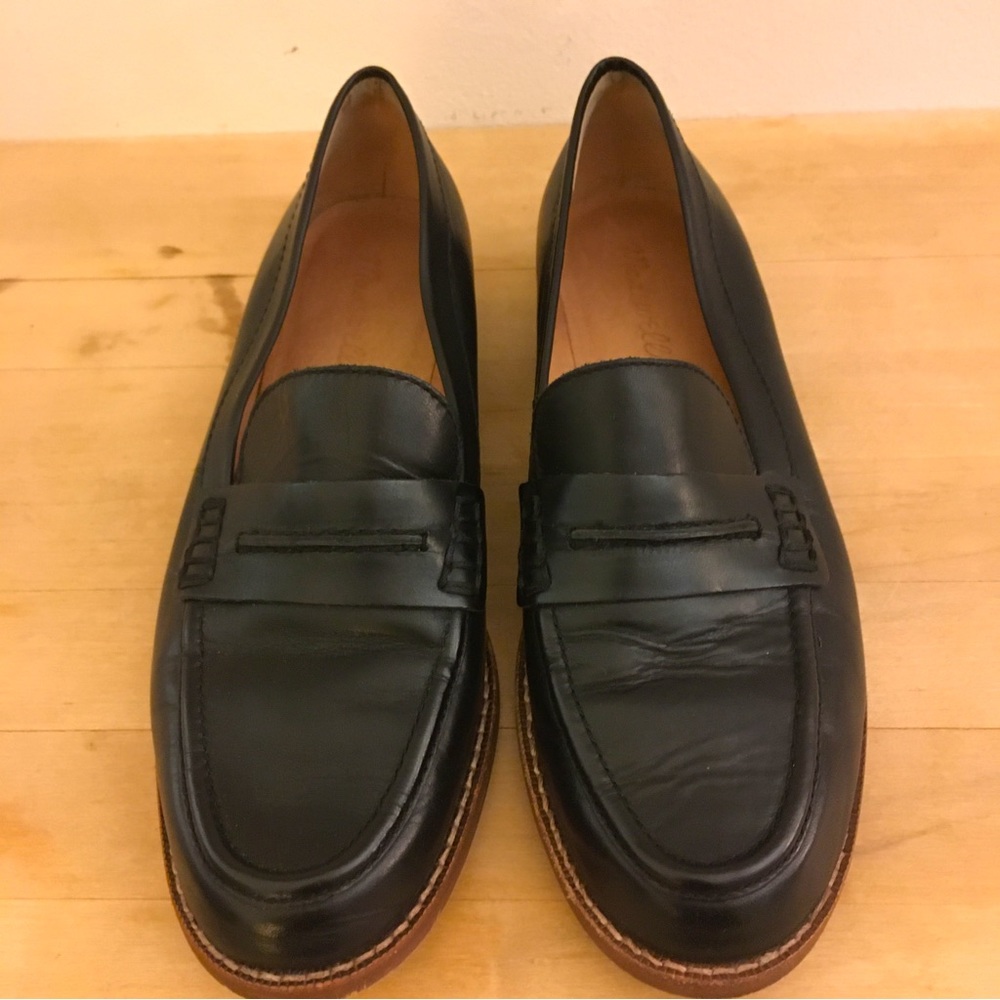 Madewell The Vernon loafer, black leather
